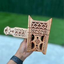 Load image into Gallery viewer, Wooden Mabkhara Incense Burner