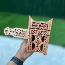 Load image into Gallery viewer, Wooden Mabkhara Incense Burner
